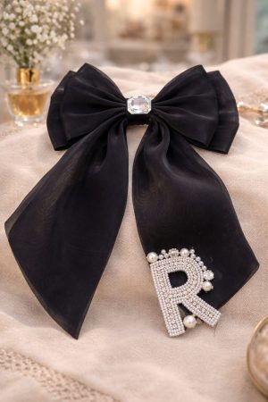 Black Elegance Initial Bow (R)
