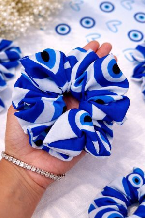 Evil Eye Protection Scrunchie