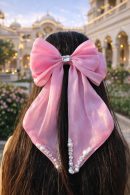 Pink Organza Bow
