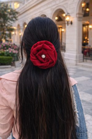 Premium Organza Fabric with pearl work