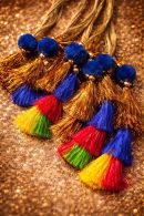 Punjabi Folk Multicolour Parandi