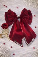 Red Rose Crystal Bow Combo