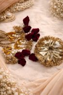 Rose Pearl Paranda & Gajra Set