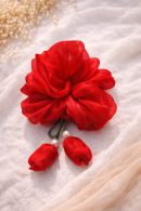 Ruby Rose Fluffy Organza Scrunchie