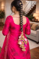 Pink Tulip Golden Paranda